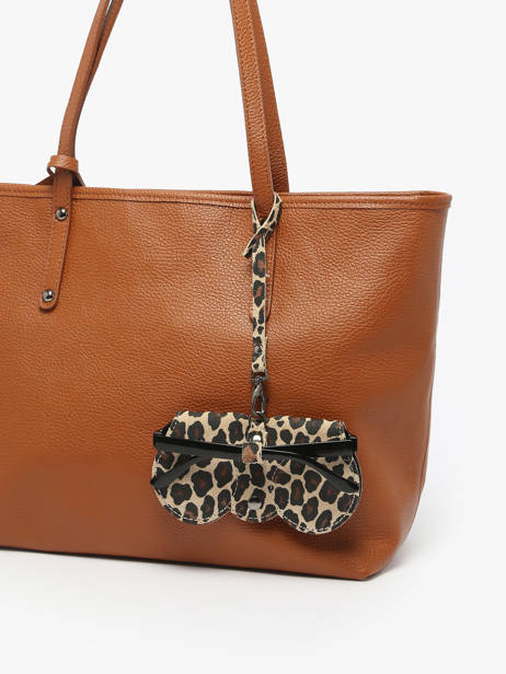 Brilhouder Velvet Leopardo Leder Milano Veelkleurig velvet leopardo VL25069 ander zicht 2